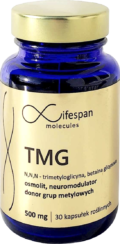 TMG <br> N, N, N, – trimetyloglicyna, <br> betaina glicynowa