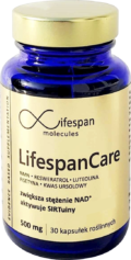 LIFESPAN CARE <br> aktywator komórkowych białek przeciwstarzeniowych, senolityk, neuroprotektor